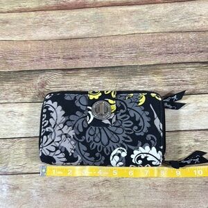 Vera Bradley Floral Black and Gray Women's Wallet